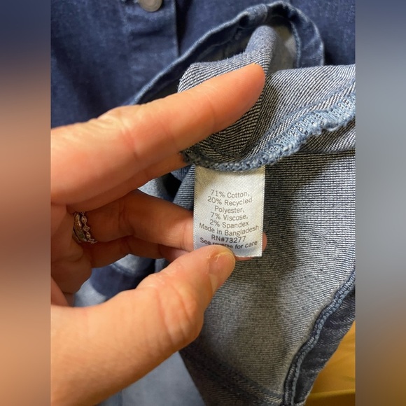 SO Denim Button-Down Dress Size XXL - Picture 5 of 9